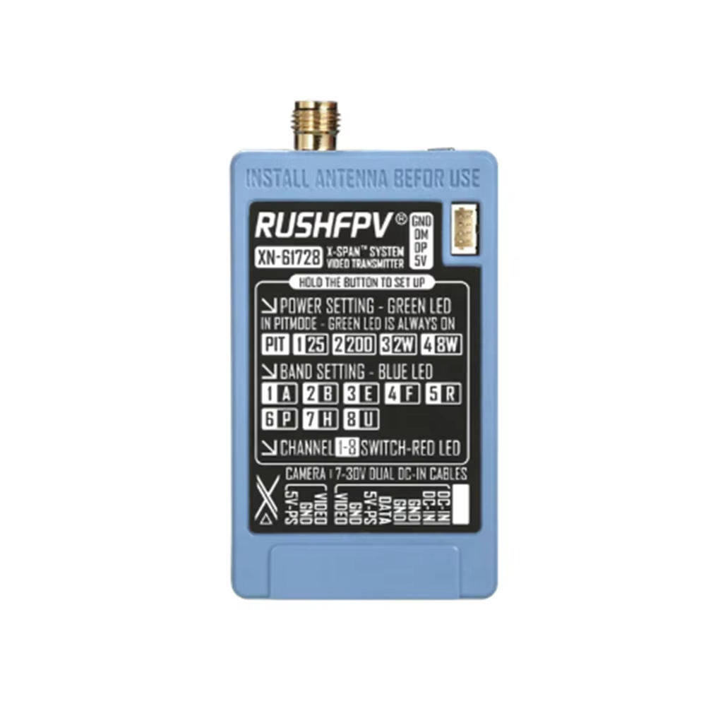 RUSHFPV 6.1‑7.2G 8W X61728 VTX – обзор и цена Fpv Drone Antenna