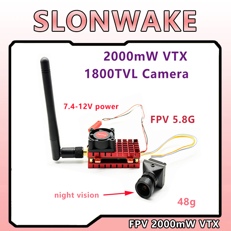 SLONWAKE 2 Вт 2000 МВт 5,8G VT – обзор и цена Fpv Drone Quadcopter