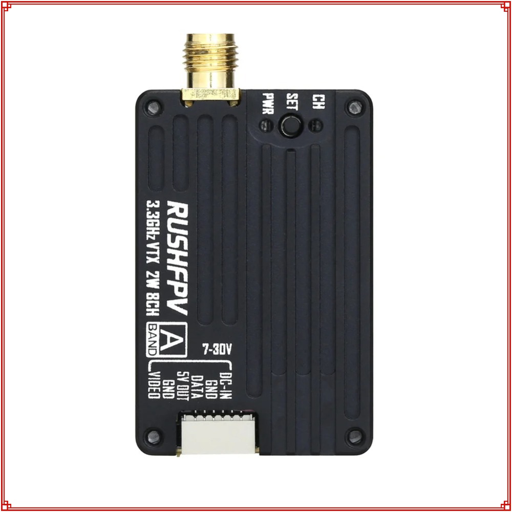 Новый передатчик RUSHFPV 3.3G  – обзор и цена Fpv Drone Receiver