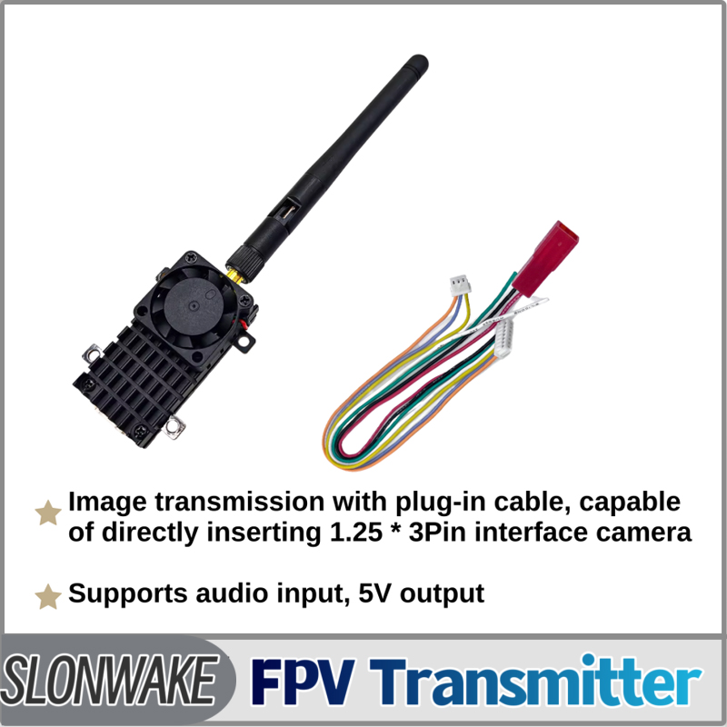SLONWAKE 5,8G 3000 МВт Модуль  – обзор и цена Fpv Drone Receiver